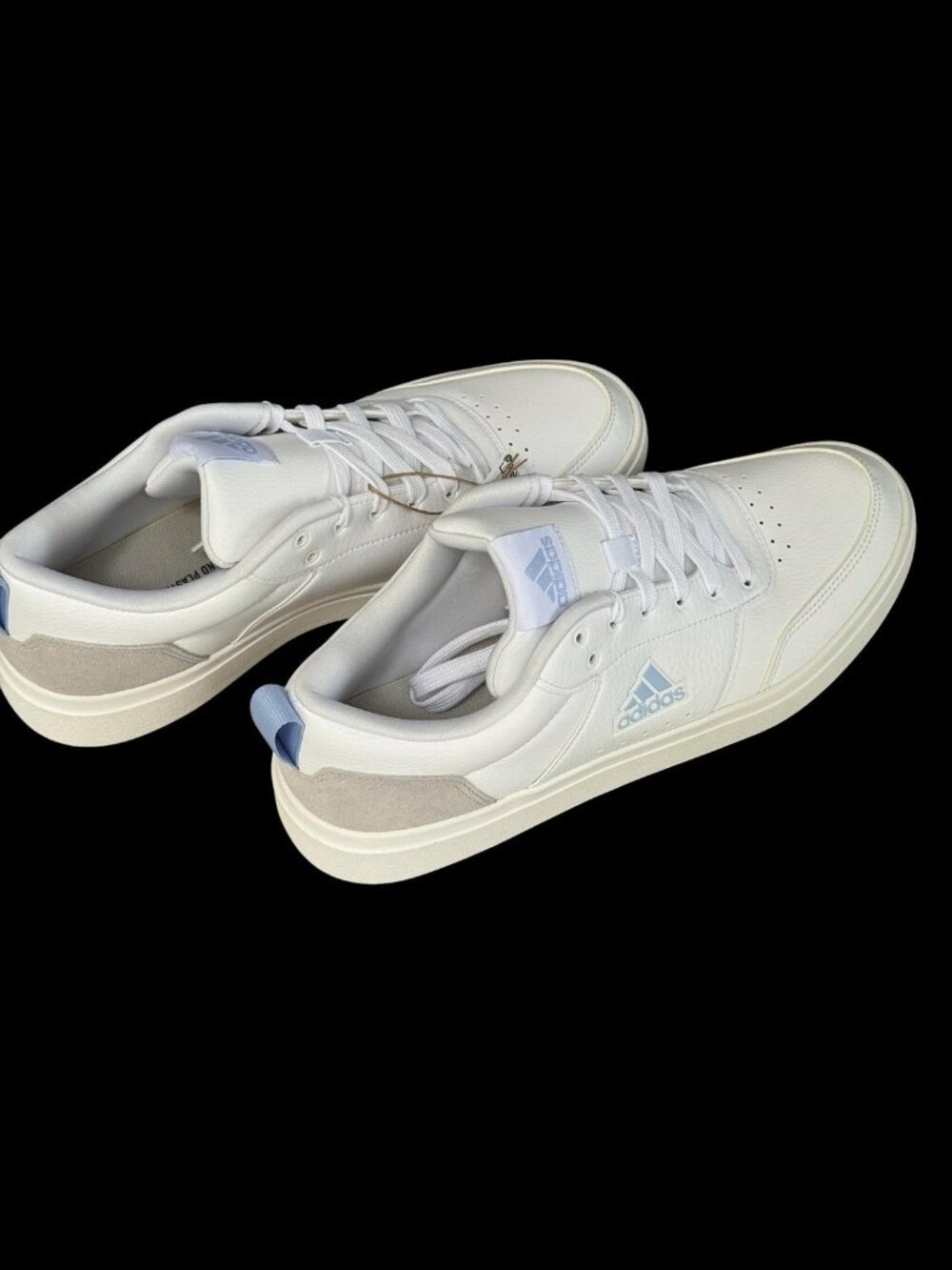 adidas Women's Park Street Sneaker Women Size 11-  Color  White/White/Blue New!